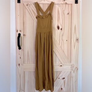 Zara apron style maxi dress